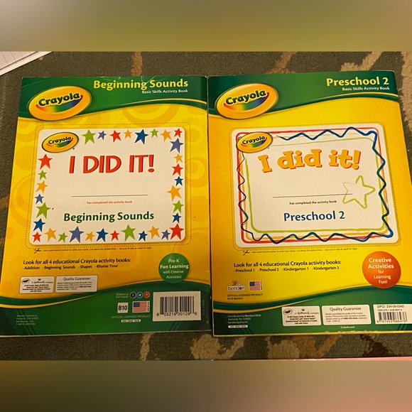 4 kids educational work books, coloring book 📚 ✏️ - Picture 2 of 16